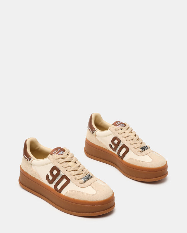 Off-track90 Women's Bone/Brown Low-Top Sneakers - view 4