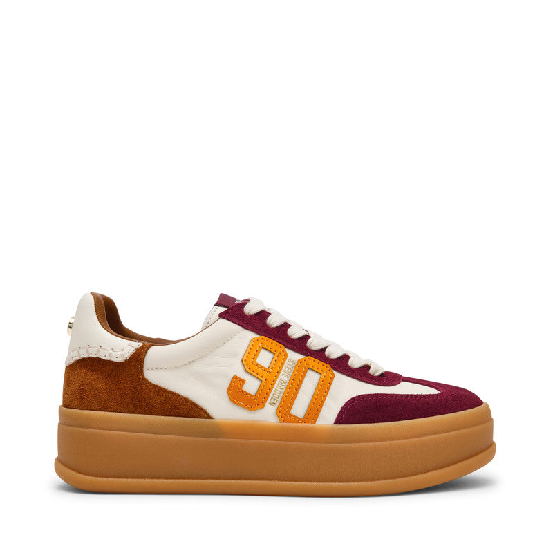 Off-track90 Women's Purple/Bone Low-Top Sneakers – Steve Madden, view 2