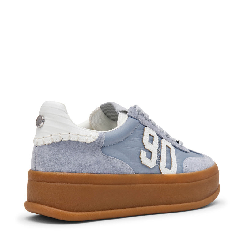Off-Track90 Women's White & Baby Blue Low-Top Sneakers - view 4
