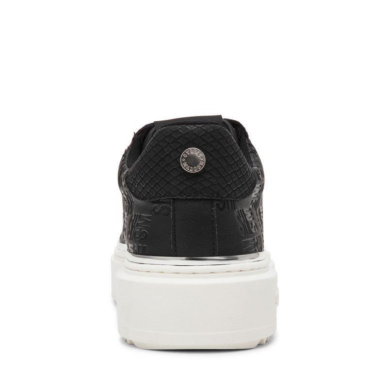 Steve Madden On-Stage Women's Black Sneakers - rear view
