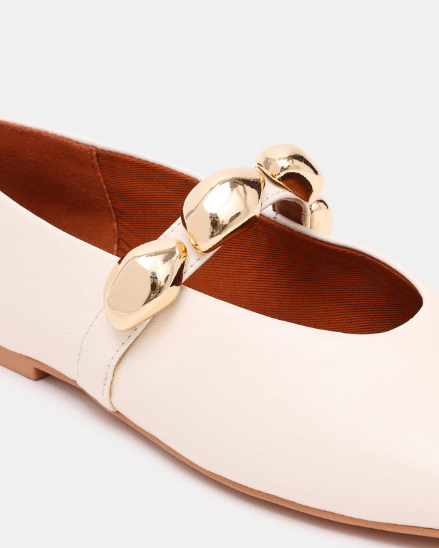 Poppin Light Yellow Women's Ballarinas - view 4