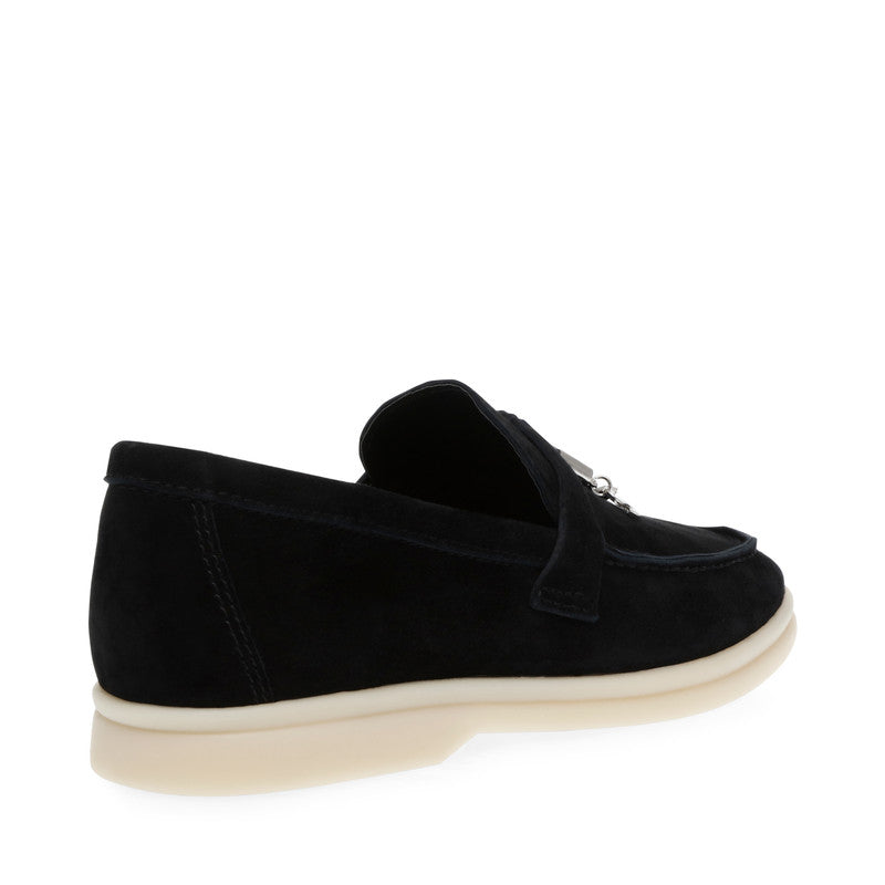 Steve Madden Portland Black Women's Loafers with suede finish - view 2