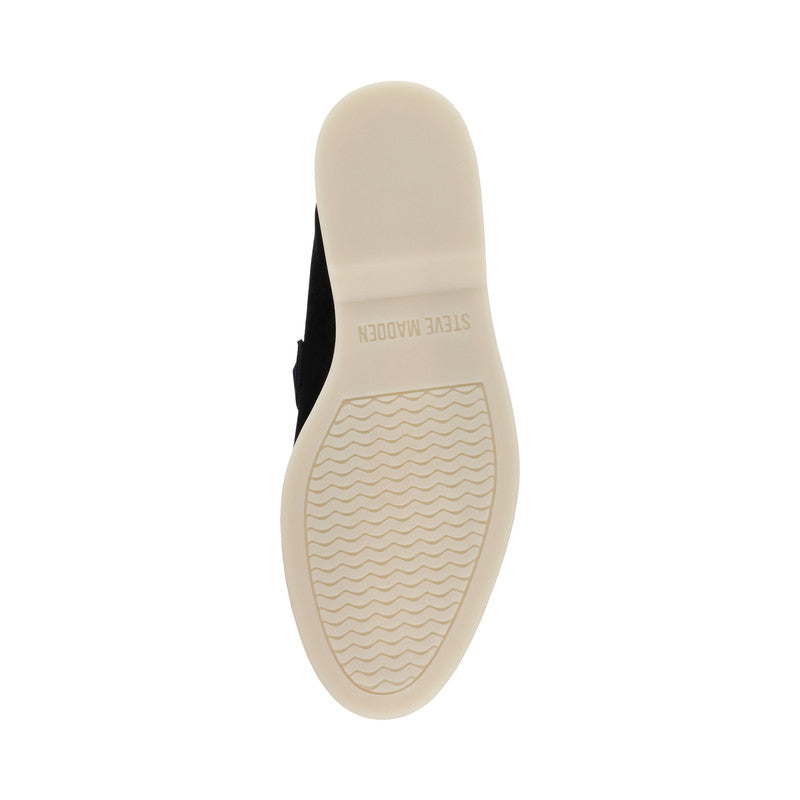 Steve Madden Portland Black Women's Loafers, sole view