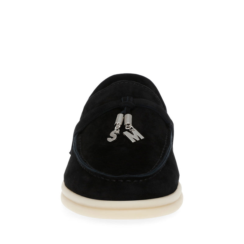 Steve Madden Portland Black Women's Loafers, front view