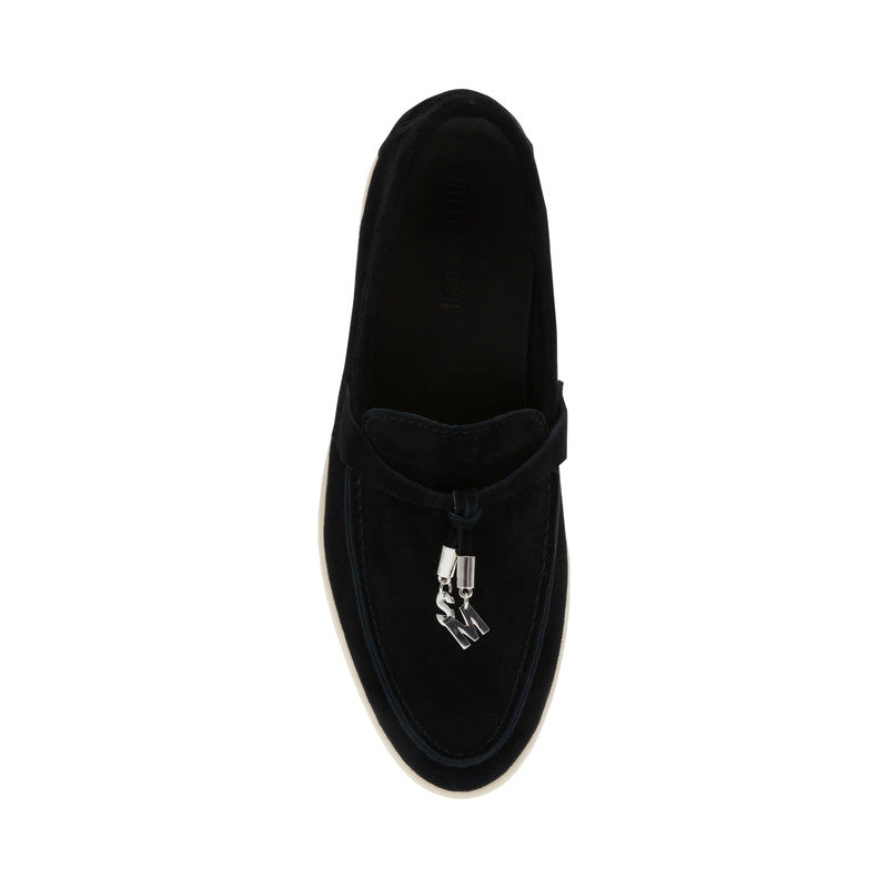 Steve Madden Portland Black Women's Loafers, top view
