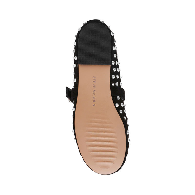 Rerun Women's Black Ballerinas