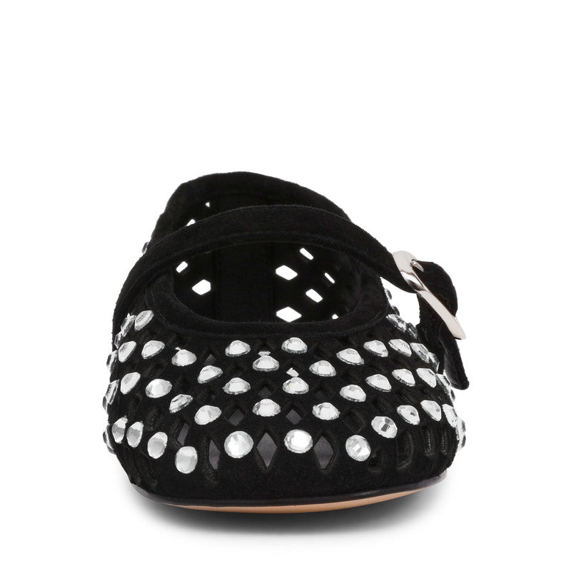 Rerun Women's Black Ballerinas