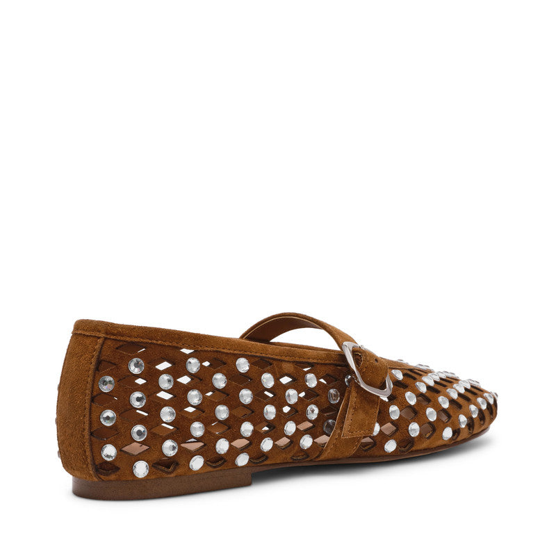 Rerun Women's Brown Ballerinas