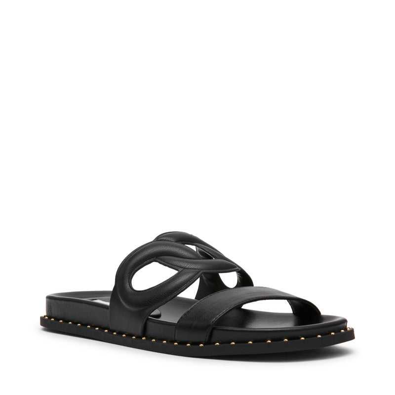 Sandlot Women's Black Flat Sandals