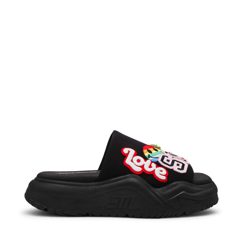 Spanky-P Black Women's Sandals