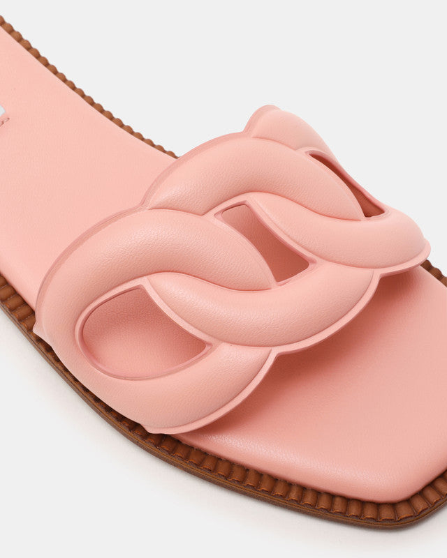 Stash Women's Baby Pink Bsh Flat Sandals - view 3