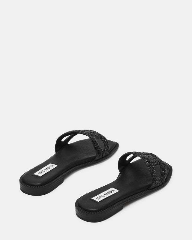 Stash-R Black Women's Flat-Evening Sandals - view 2