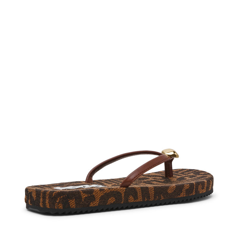 Surfup Women's Brown Multi Flat Sandals - view 2