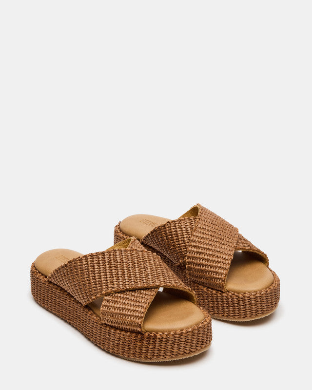 Tulum Brown Women's Flat Sandals - view 2