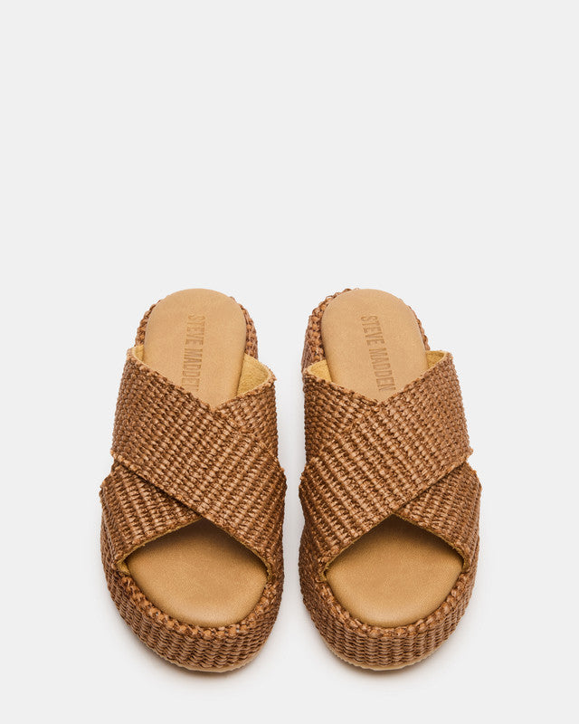 Tulum Brown Women's Flat Sandals - view 3