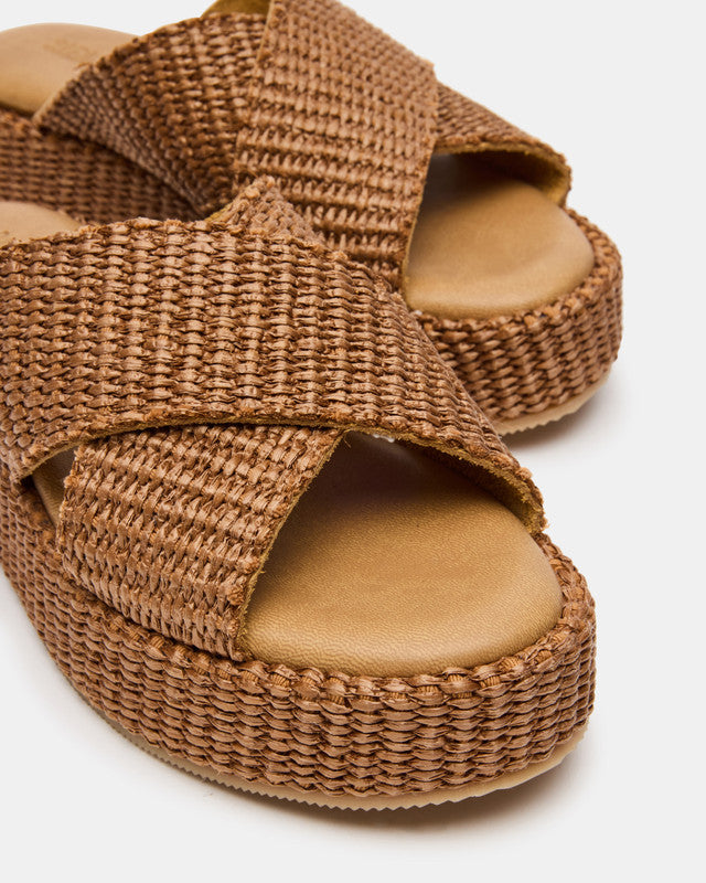 Tulum Brown Women's Flat Sandals - view 4