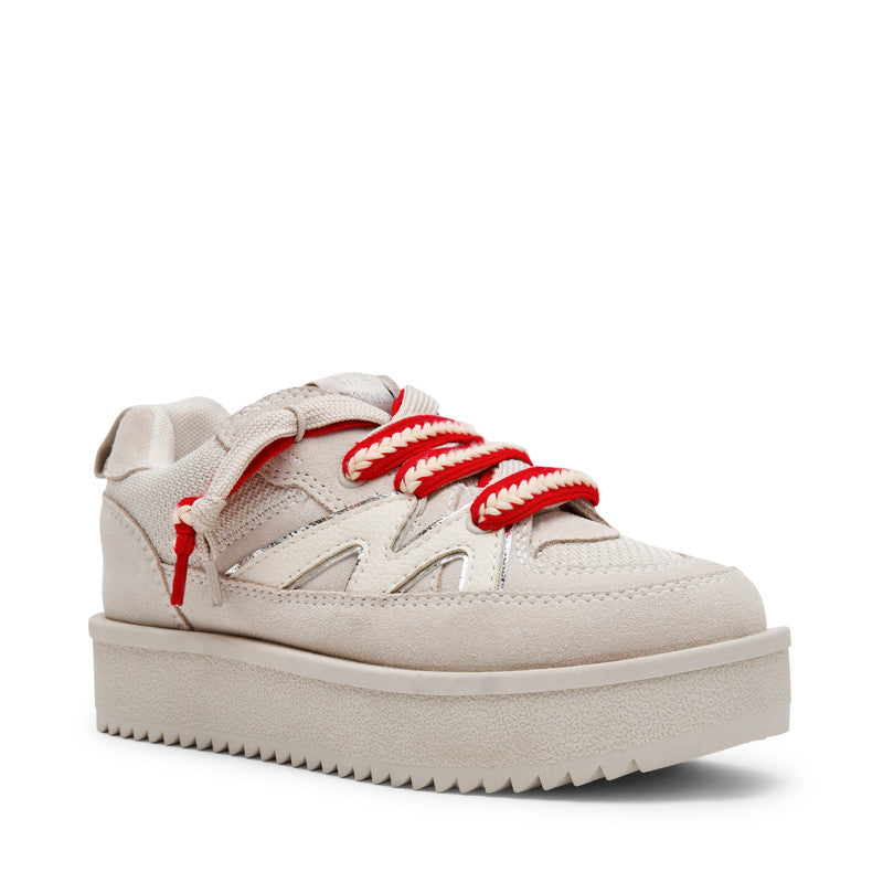 Umpire Off White Suede Women's Low-Top Sneakers