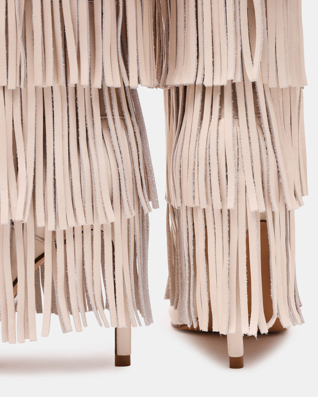 Wanderlust Women's Cream Mid High Boots