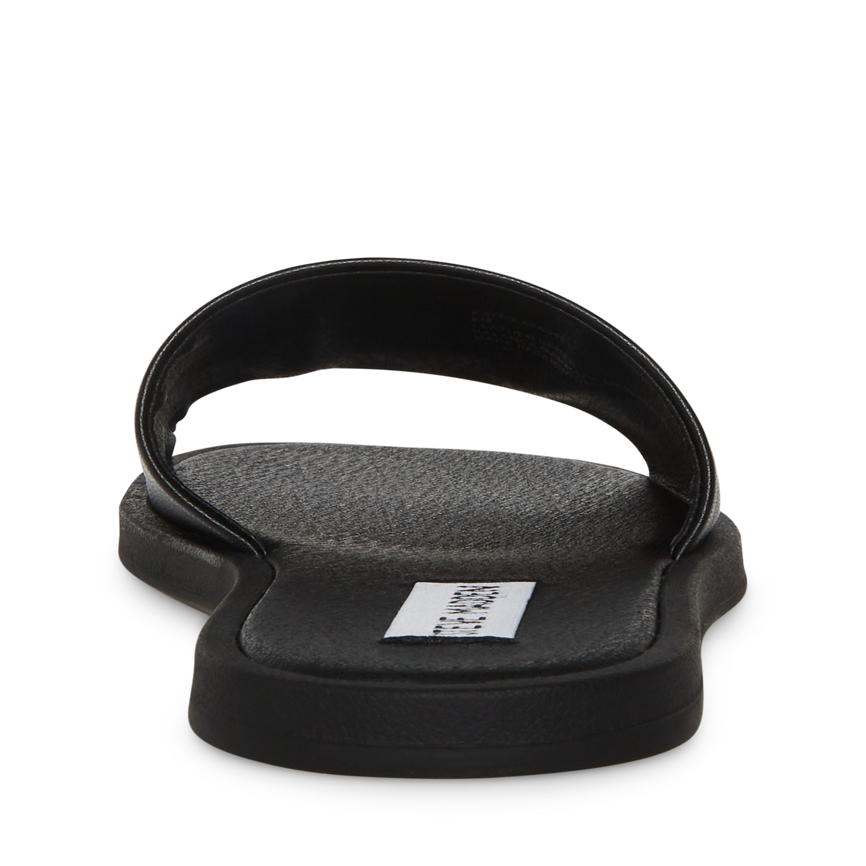 KAYA BLACK FLAT SANDALS