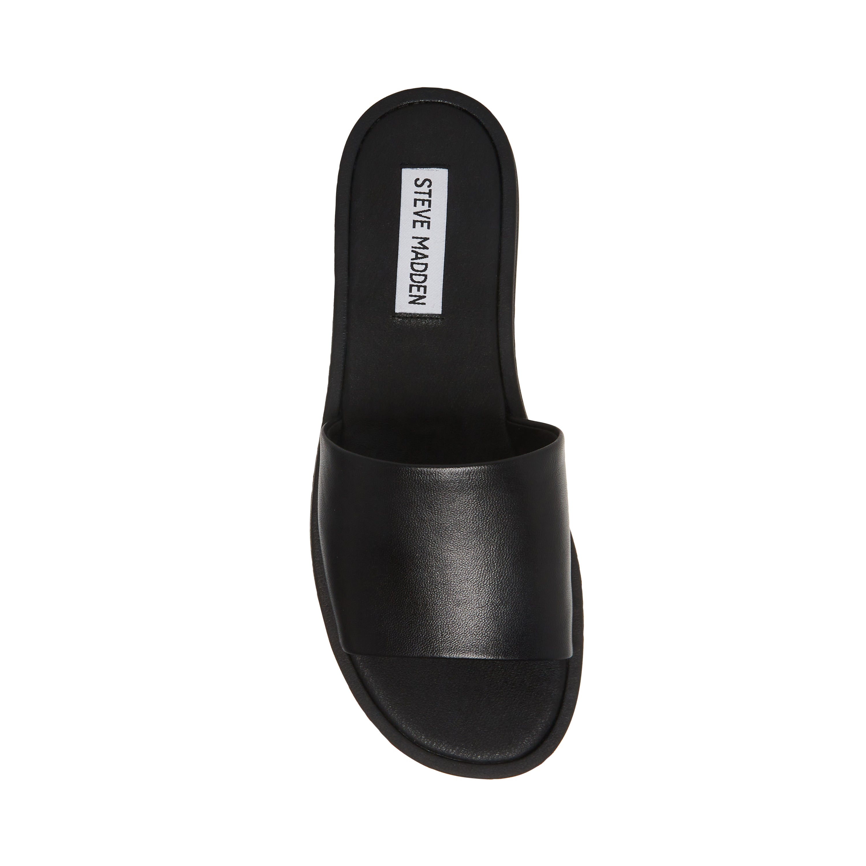 KAYA BLACK FLAT SANDALS