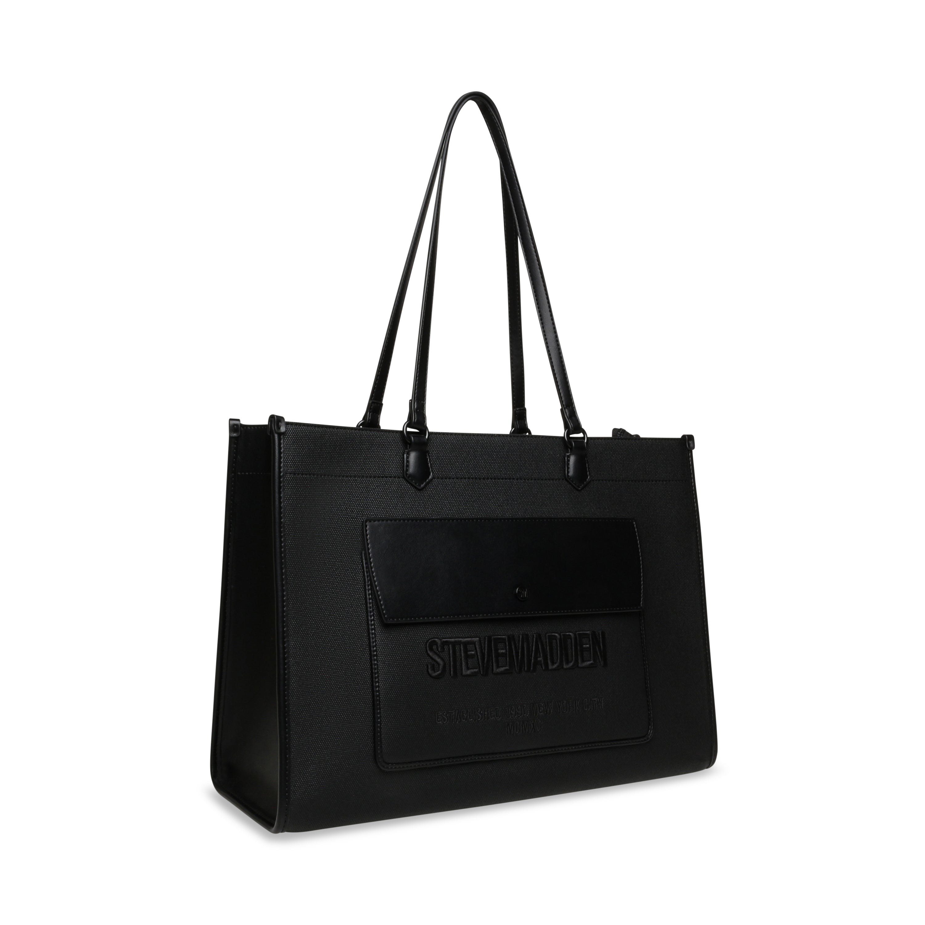 CARRYALL LOGO BLACK TOTE BAG