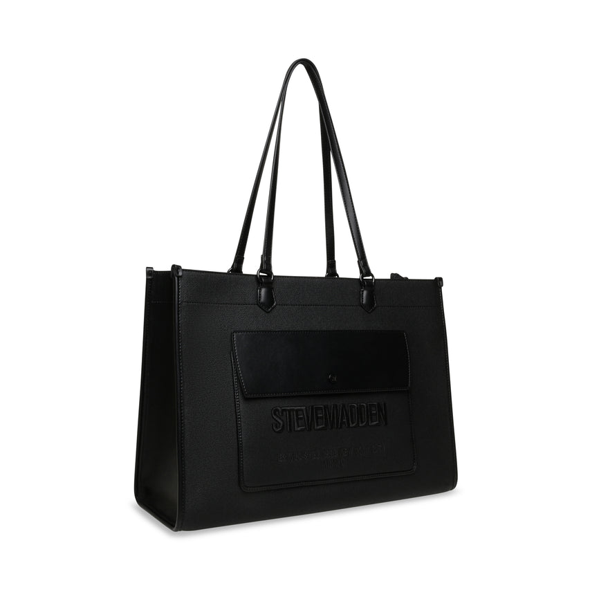 CARRYALL LOGO BLACK TOTE BAG