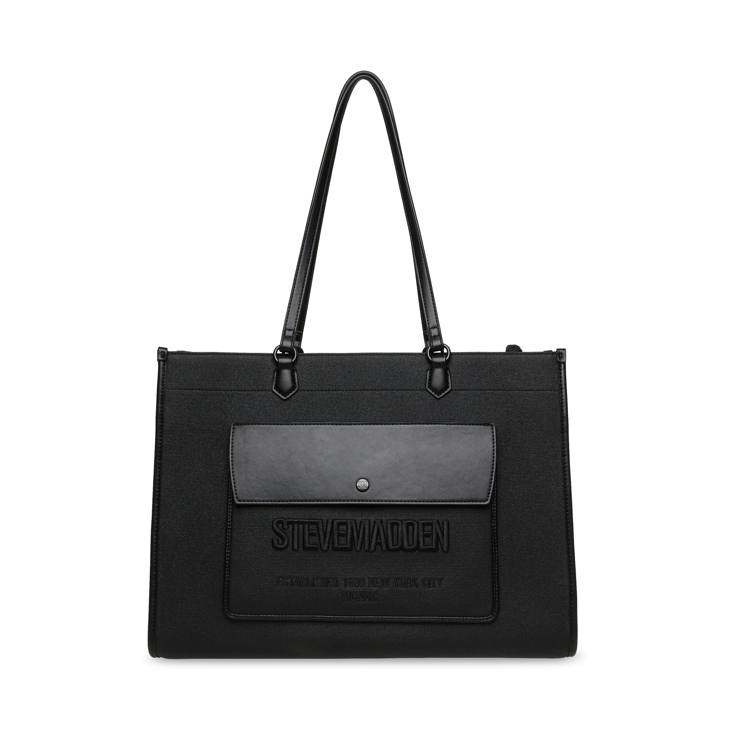 CARRYALL LOGO BLACK TOTE BAG