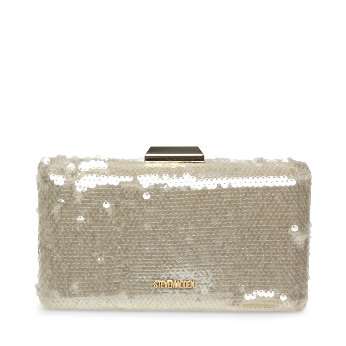Blegacy Women's White Gold Clutch