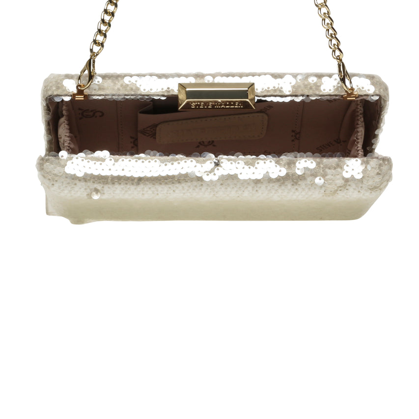 Blegacy Women's White Gold Clutch - view 6