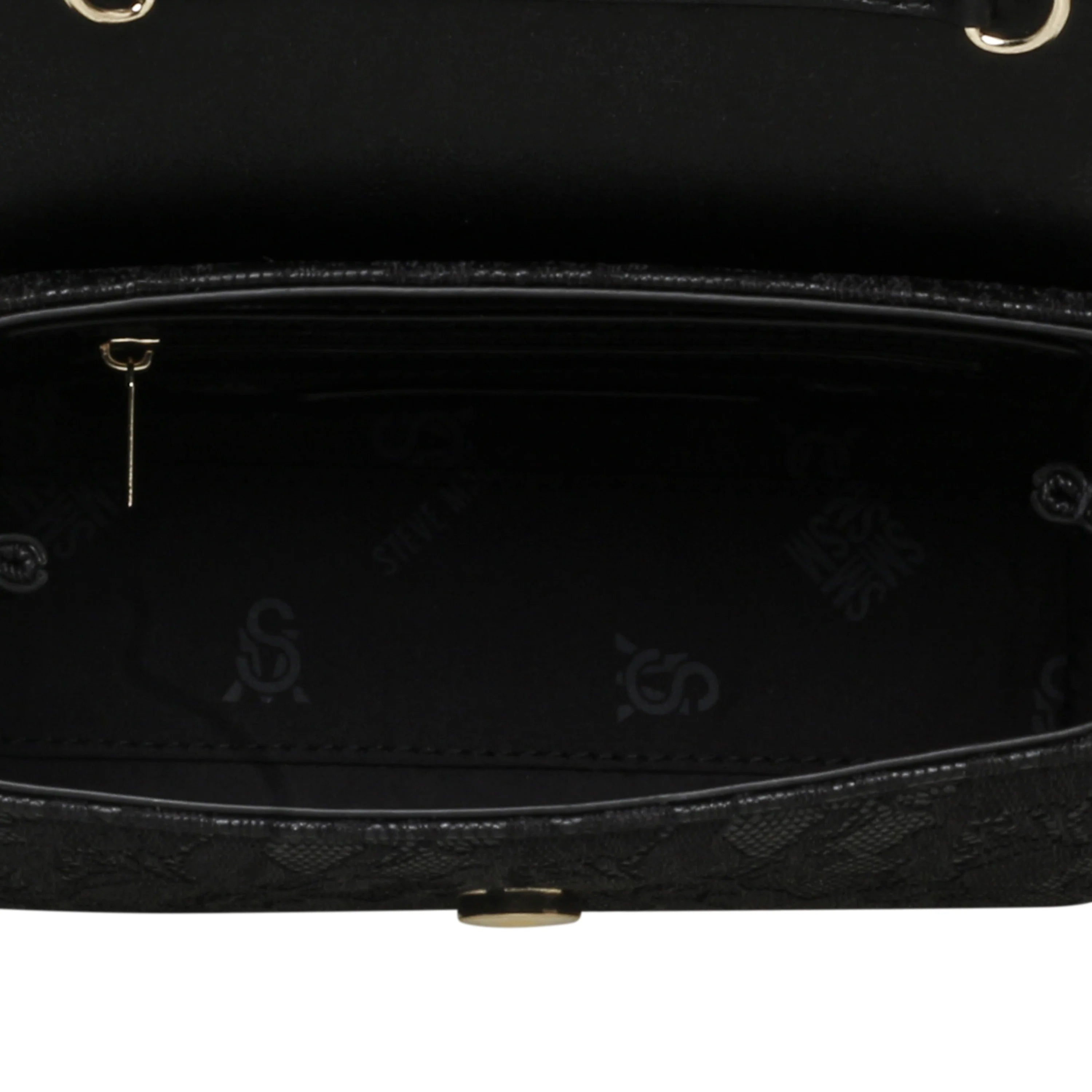 Bnylah Black & Gold Women's Shoulder Bag BLACK/GOLD - view 6