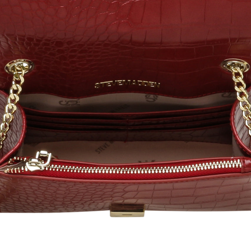 BRAMONIE CHERRY RED CROSSBODY