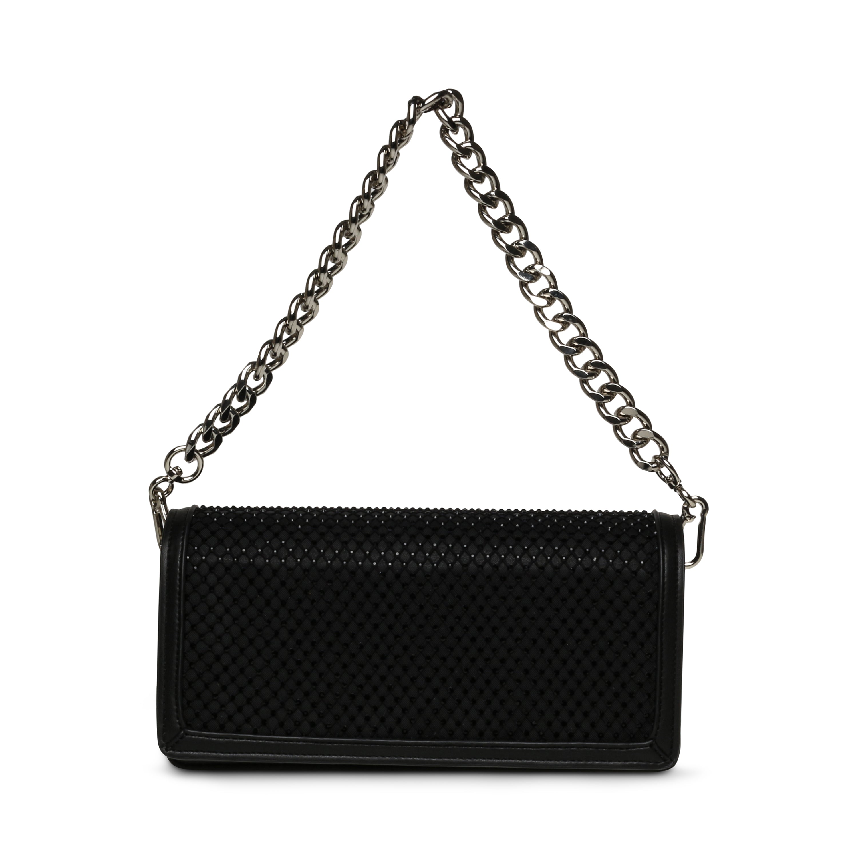 BTAYA BLACK MULTICOLOR SHOULDER BAG