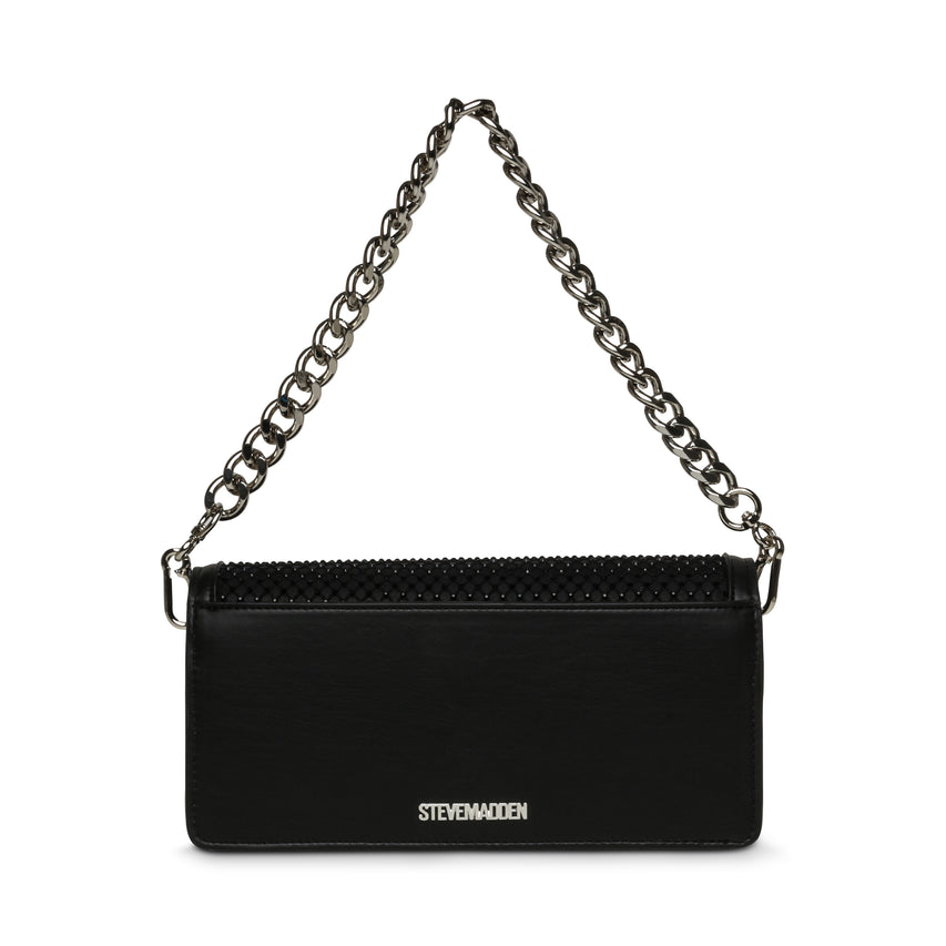 BTAYA BLACK MULTICOLOR SHOULDER BAG