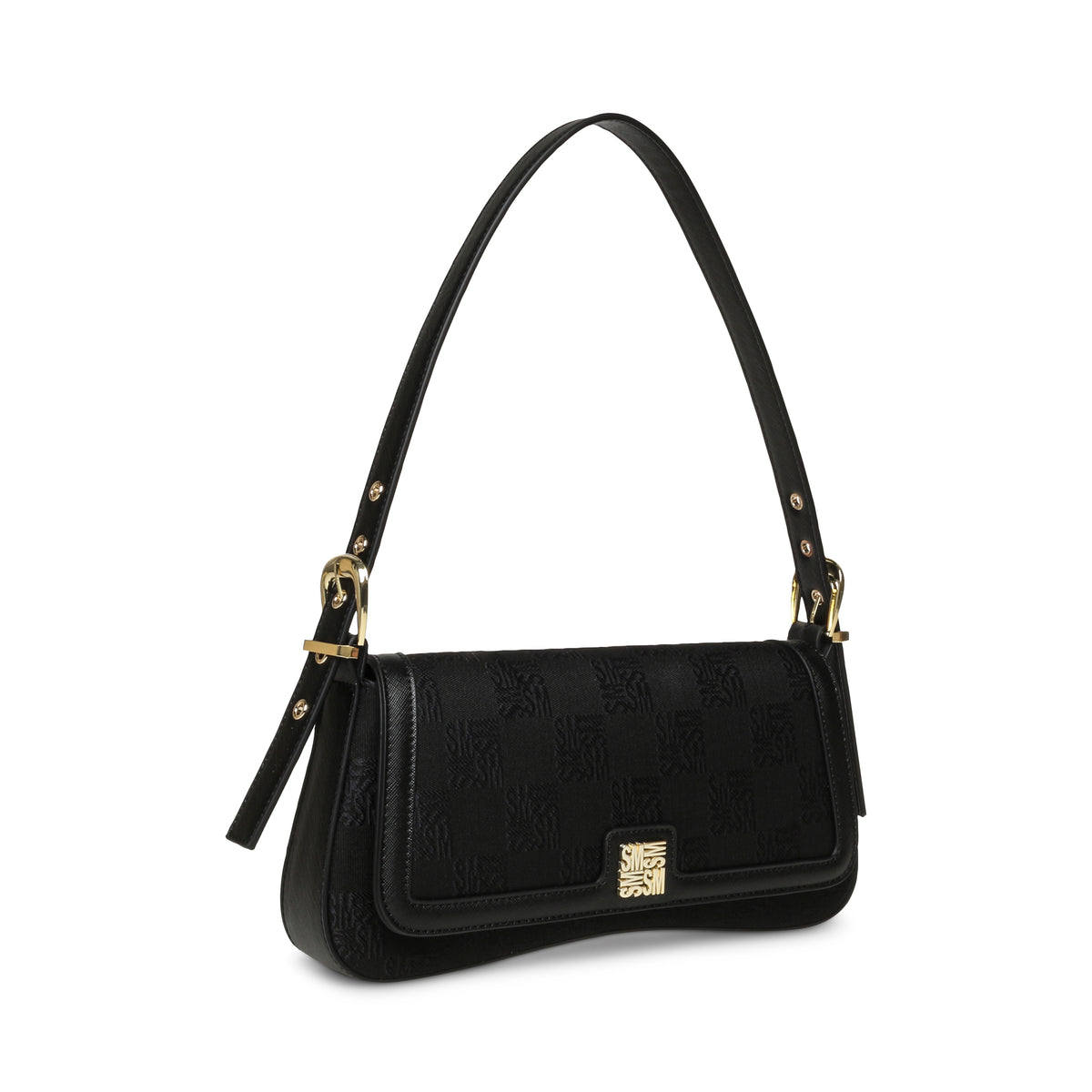 Btwang-14 Women's Black Gold Shoulder Bag