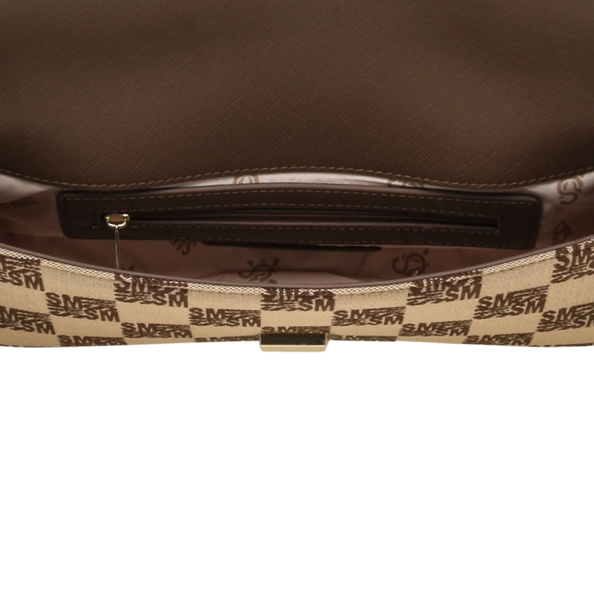 Btwang-14 Women's Brown Gold Shoulder Bag - view 4