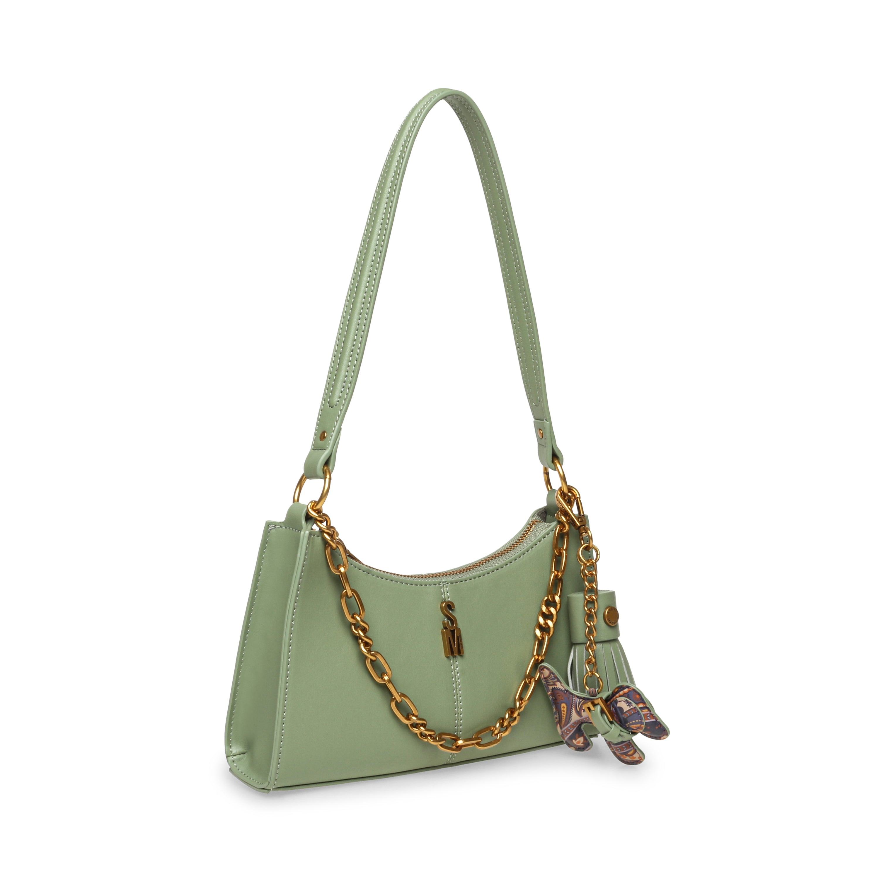 Bmika-C Women's Oil Green Shoulder Bag - view 3
