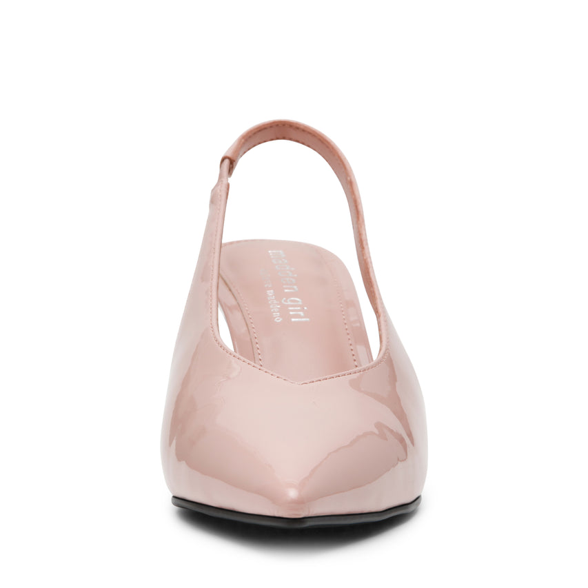 Brilliant Nude Patent Women's Heeled Sandals - view 5