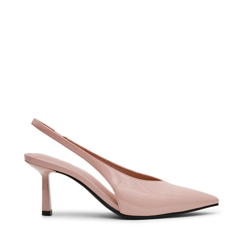 Brilliant Nude Patent Women's Heeled Sandals - view 6