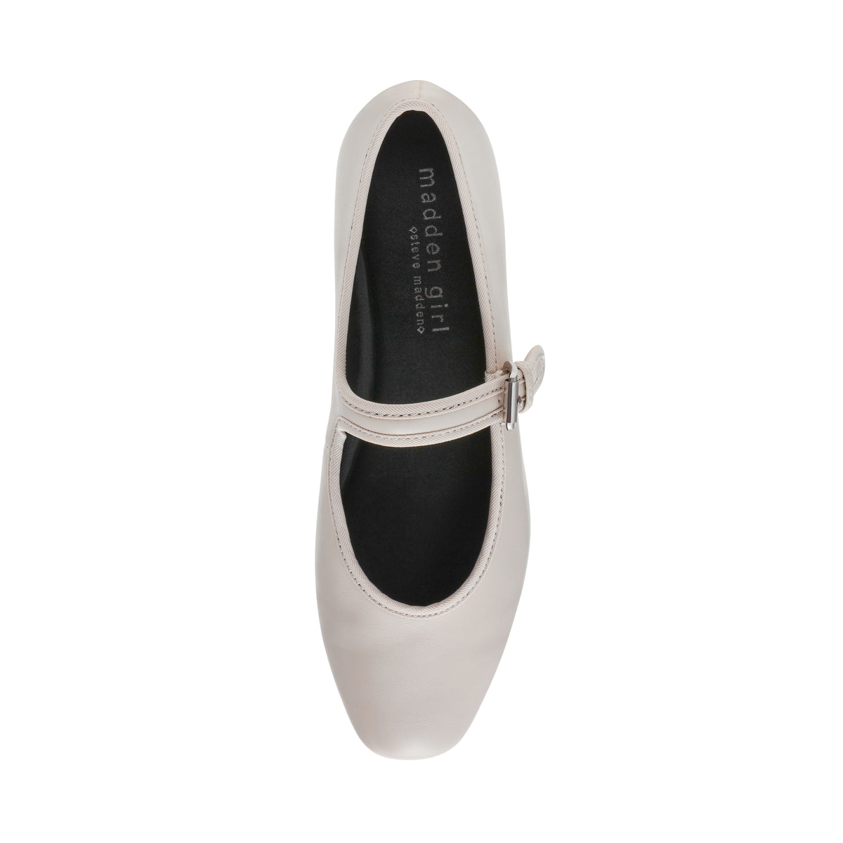 Madden Girl Jewell Women's Bone Bow Mary Jane Flats, top view