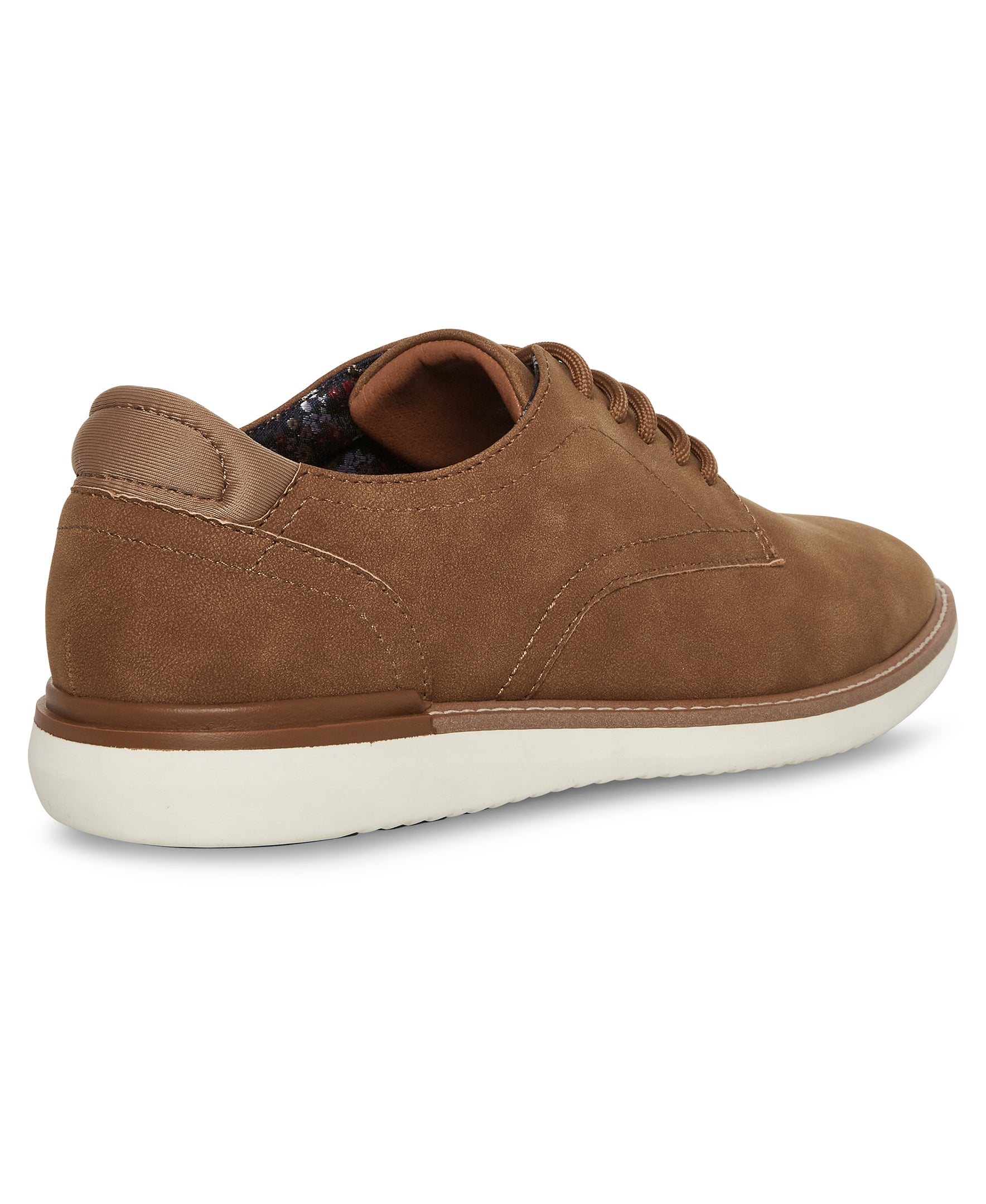 M-DALLAS COGNAC SUEDE FORMAL SHOES - view 2