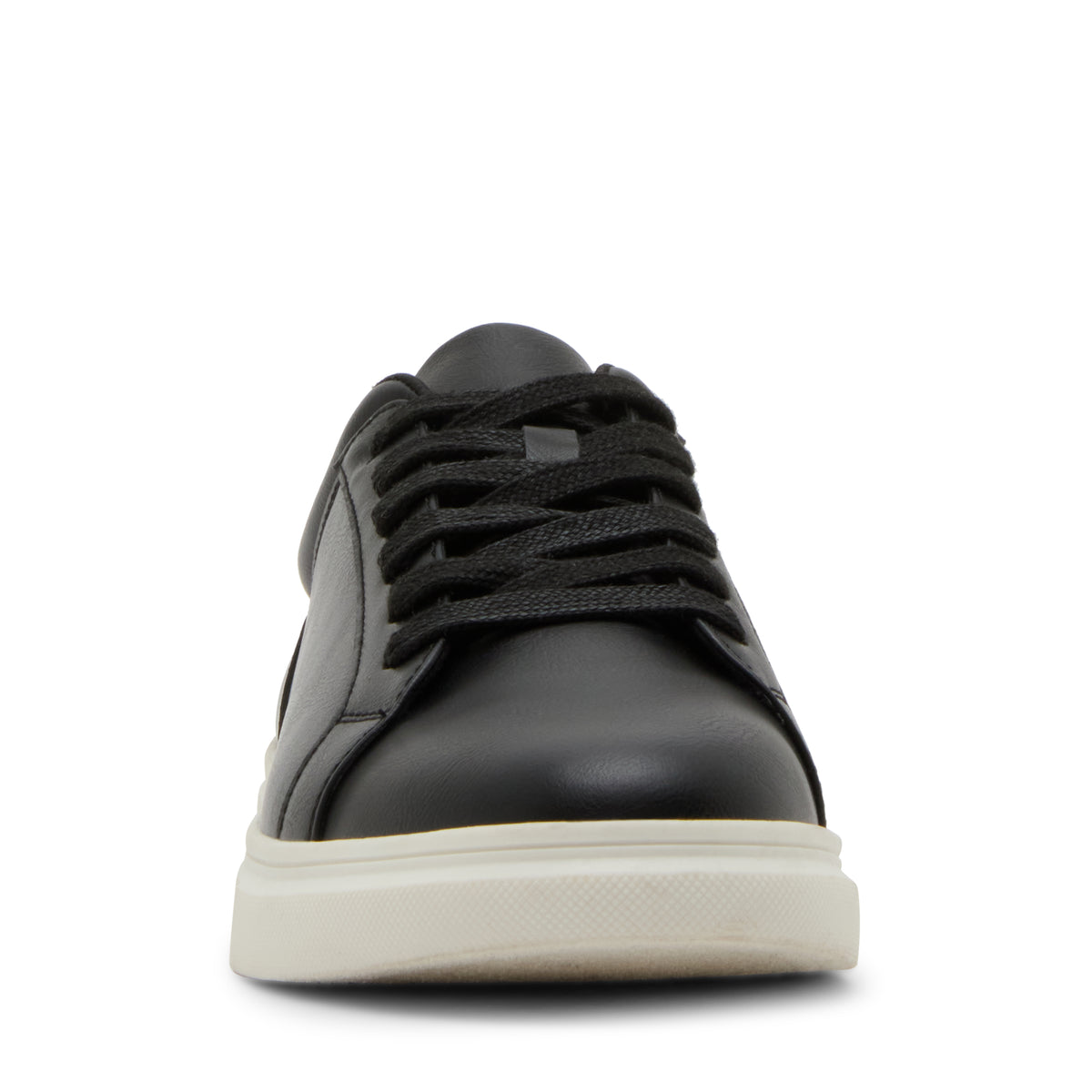 Steve Madden Mpeter Men's Black Lace-Up Shoes - front view