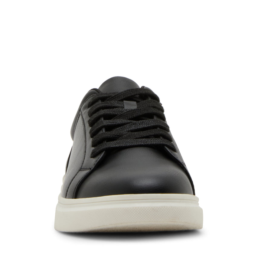 Steve Madden Mpeter Men's Black Lace-Up Shoes - front view