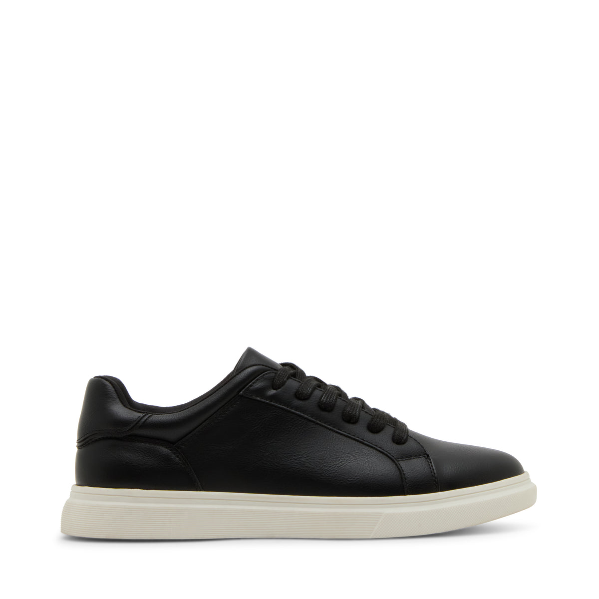 Steve Madden Mpeter Men's Black Lace-Up Shoes - side profile - view 4