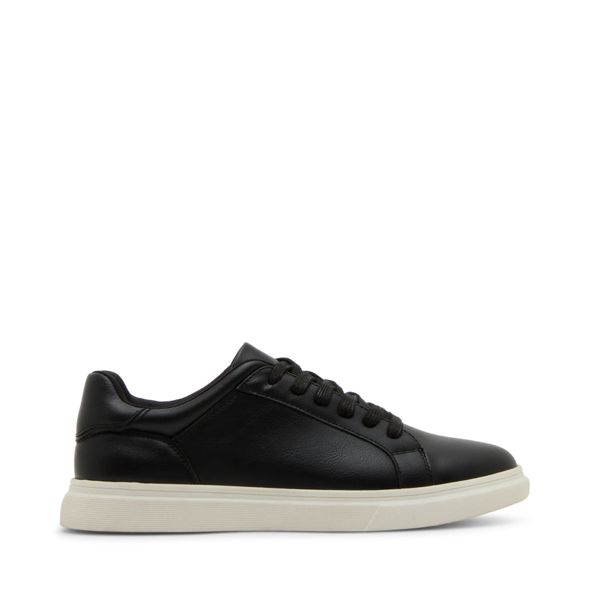 Steve Madden Mpeter Men's Black Lace-Up Shoes - side profile - view 4