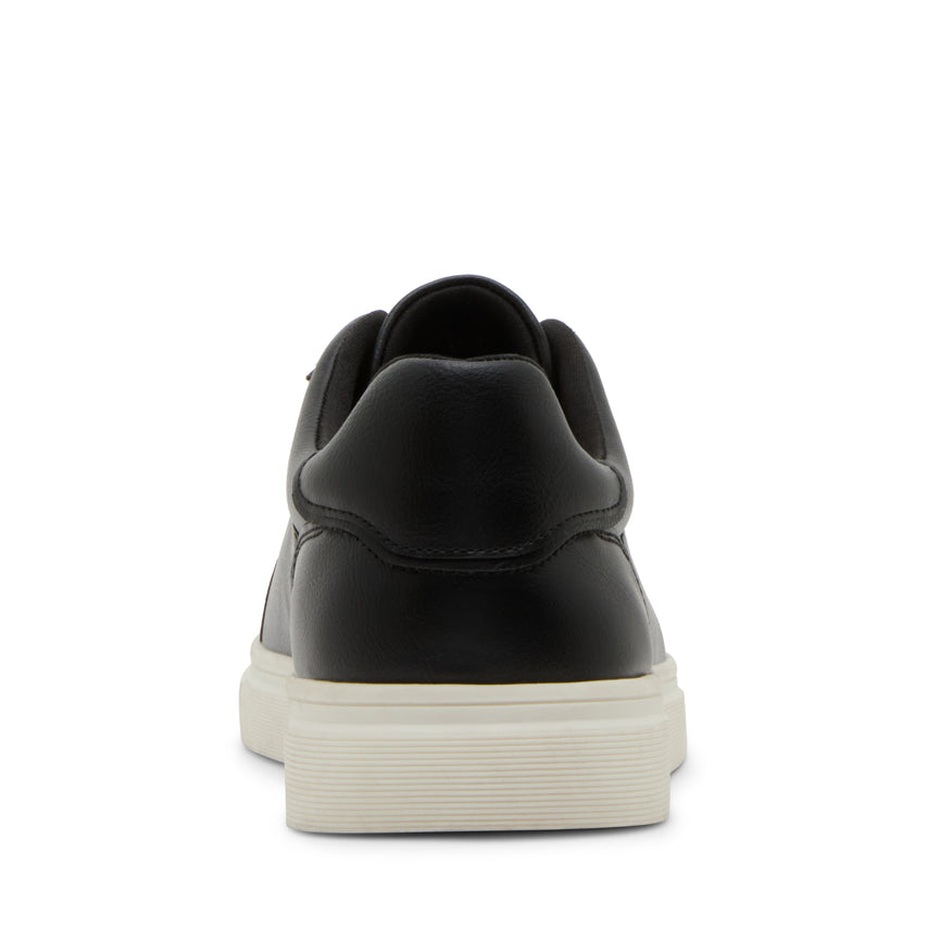 Steve Madden Mpeter Men's Black Lace-Up Shoes - rear view