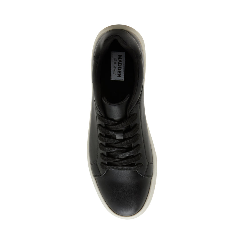 Steve Madden Mpeter Men's Black Lace-Up Shoes - top view