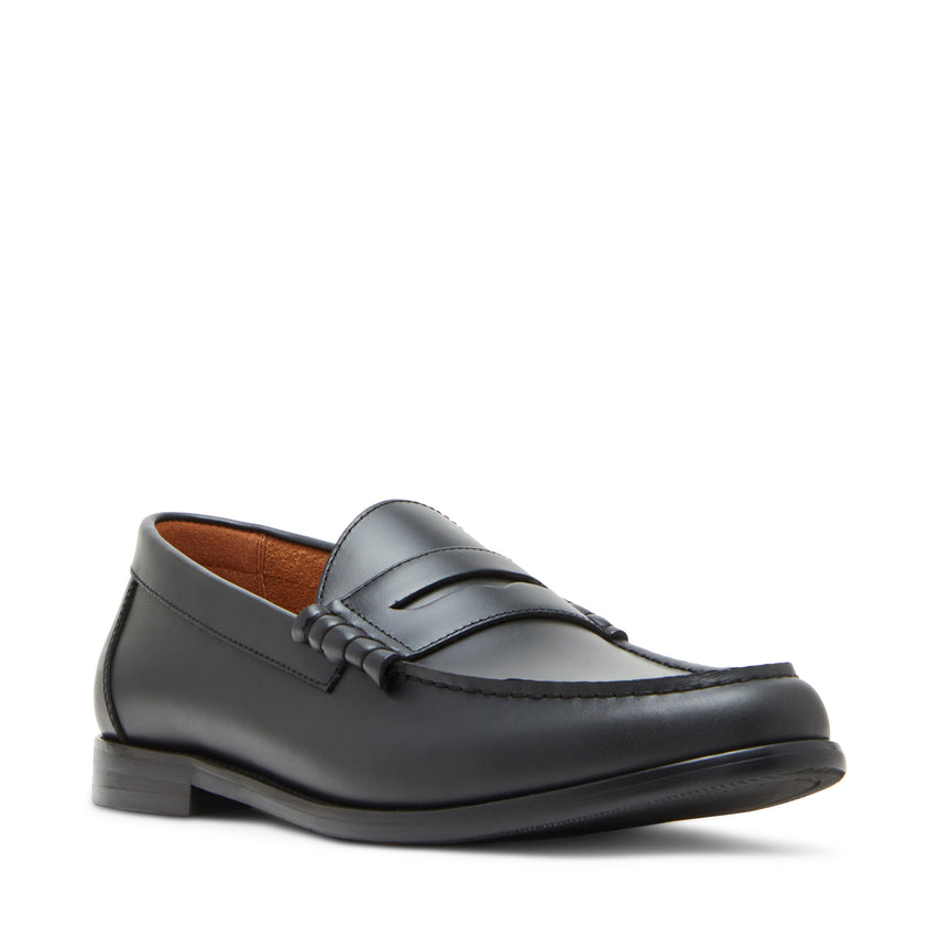 ABBELL BLACK LOAFERS & MOCCASSINS