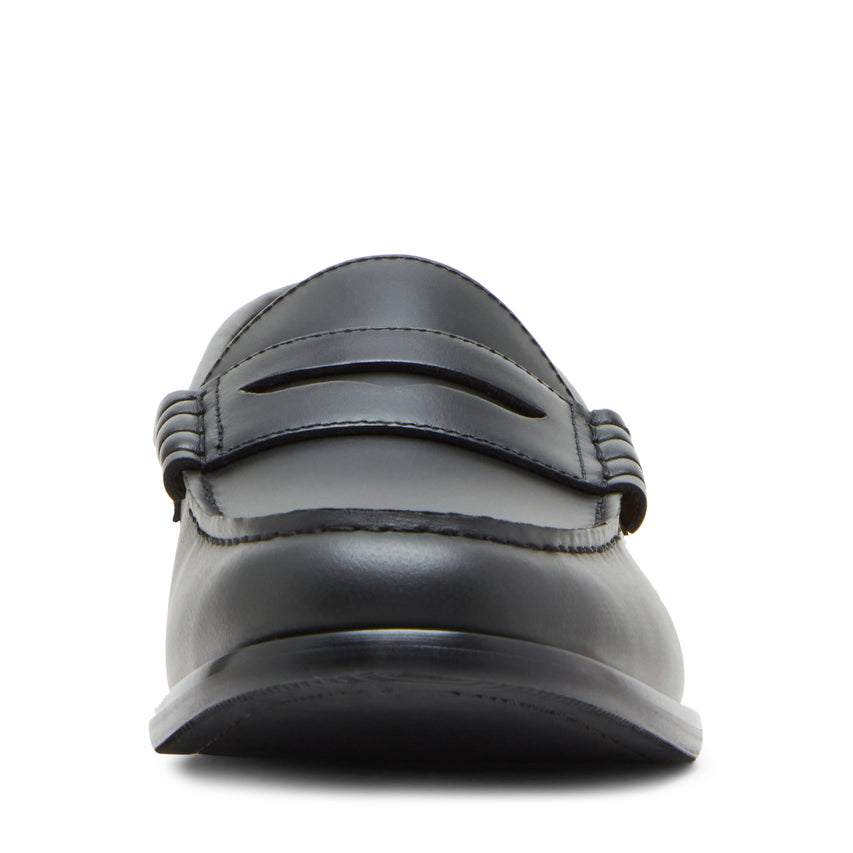 ABBELL BLACK LOAFERS & MOCCASSINS