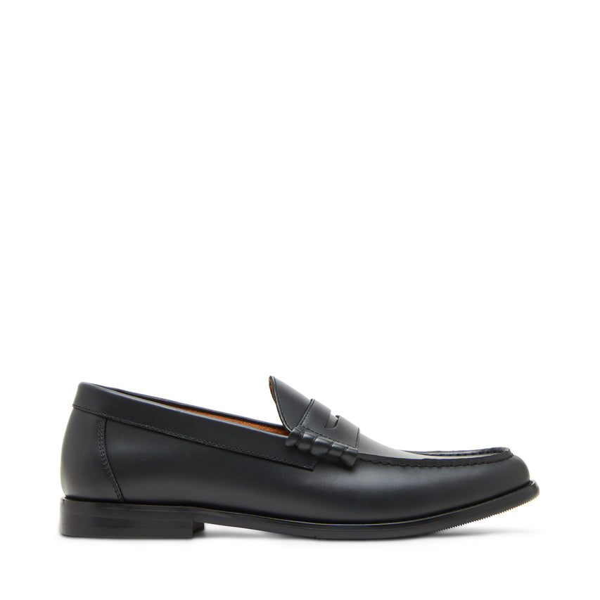 ABBELL BLACK LOAFERS & MOCCASSINS