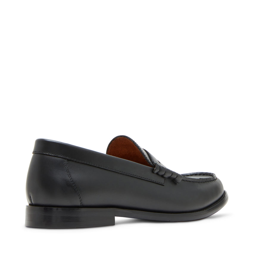 ABBELL BLACK LOAFERS & MOCCASSINS